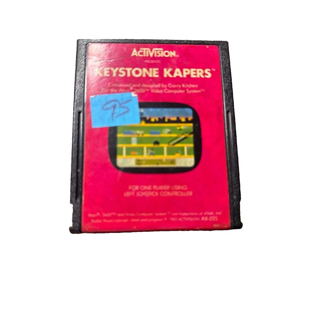 Keystone Kapers Atari 2600 Game Cartridge 1983 Activision Vintage Gaming